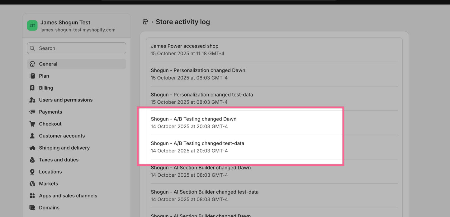 activitylog alt james